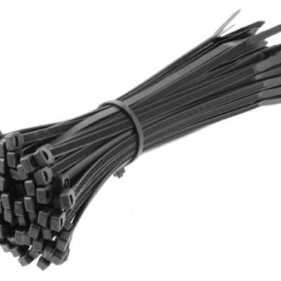 CABLE TIE NYLON BLACK 200MM X 4.8MM PACK100PCS