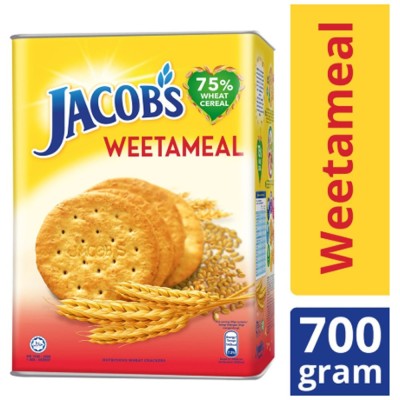 *Jacobs Tin Weetameal Wheat Crackers 700g