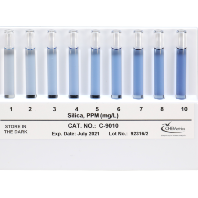 High Range Silica Comparator  Catalog No.: C-9010. Range: 1-10 ppm