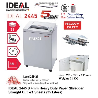 IDEAL 2445 S 4mm Paper Shredder