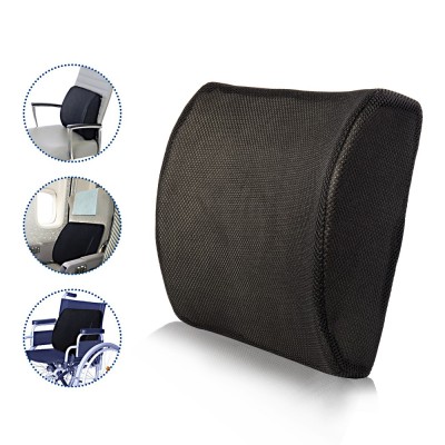 *#Memory Foam Lumbar Back Support Pillow