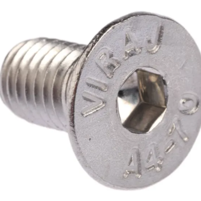 Hex Socket Countersunk Screw SS316 Plain, DIN 7991, M8 x 16mm [25s]