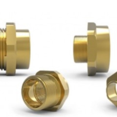 HAWKE Metric Entry Brass Nickel Plated Adaptor Reducer M32 x M20F