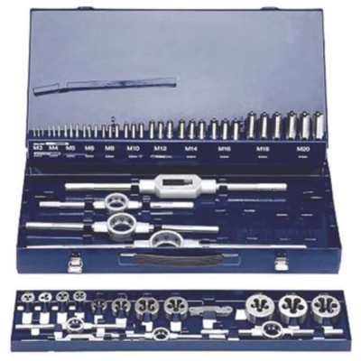 EVENTUS 52-Piece HSS Thread Tap & Die Set, M3 - M20 Taps, M3 - M20 Dies