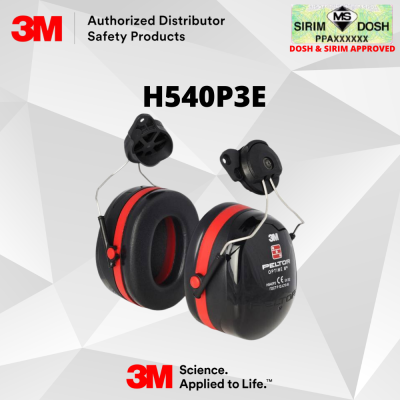 DOSH AND SIRIM APPROVE 3M Peltor H540P3E-413-SV Optime 3 Helmet mounted version 1