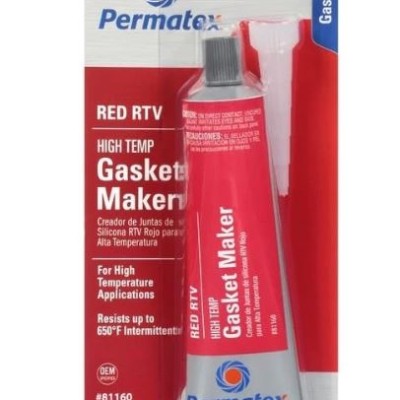 Permatex 81160 High-Temp Red RTV Silicone Gasket