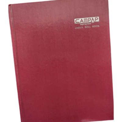 HARDCOVER CHECK ROLL F5 120PGS 70GSM CA3141