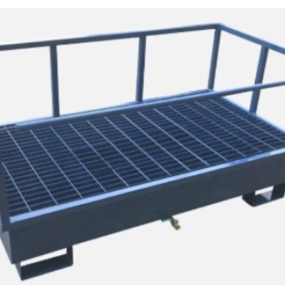 36 Drums Steel Rack with Barrel Support & Drip Pan