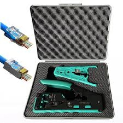 Zoerax RJ45 Ethernet Pass Through Crimp Tool Kit