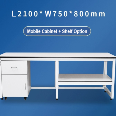 Huajiale White Solid-Core Phenolic Resin Laboratory Table