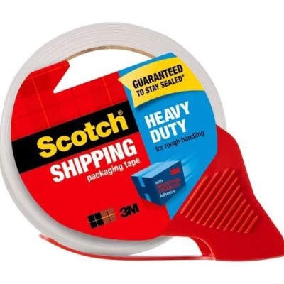 Scotch Heavy Duty Shipping Packaging Tape with Dispenser