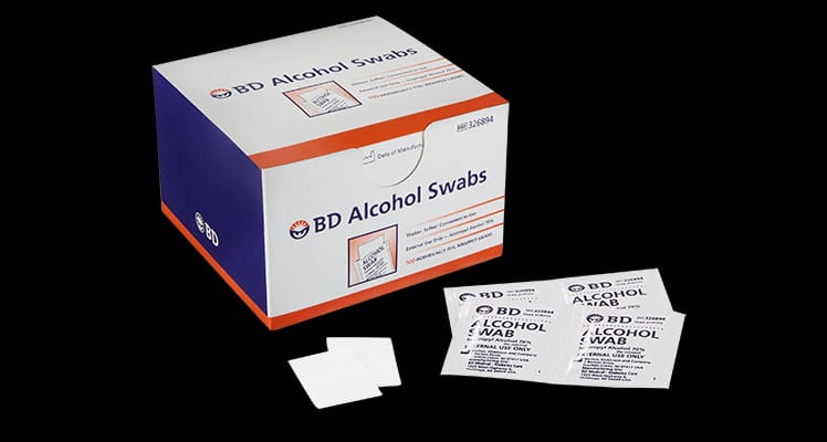 BD Alcohol Pad - 100pcs Per Box