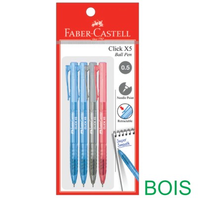 Faber Castell Click X5 Ball Pen 4 in 1