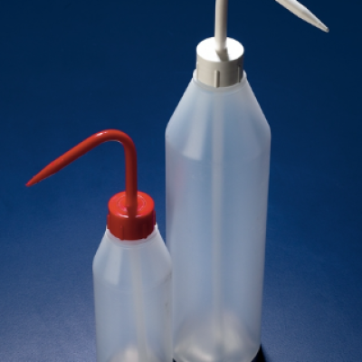 Wash Bottle c w White Cap