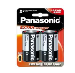 Battery : Panasonic Battery - D - 2 pcs      /      packet