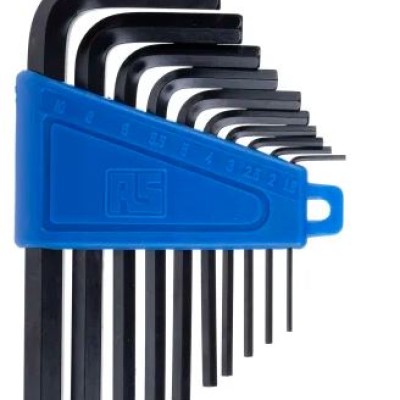RS PRO 10 piece L Metric Hex Key Set, Hex size 1.5  10 mm