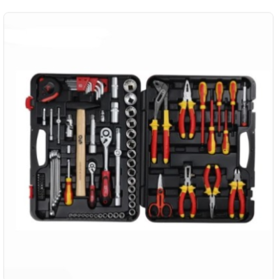 88 Piece Electricians Tool Kit with Case, VDE Approved