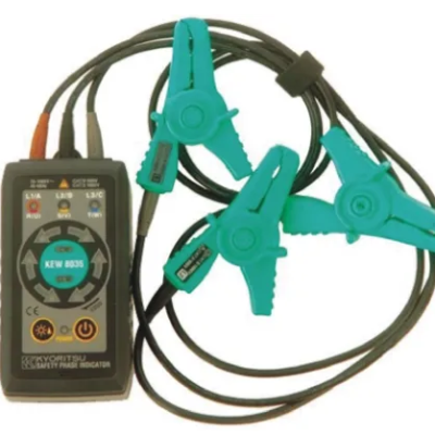 Kyoritsu 8035 Phase Rotation Tester 45 Hz, 66 Hz Max, 1000V ac Max