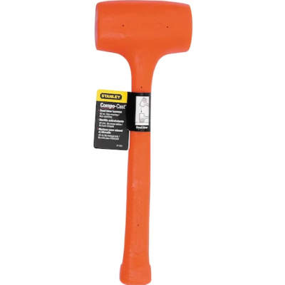 STANLEY 57-532 COMPO-CAST STANDARD HEAD SOFT FACE HAMMER 21oz