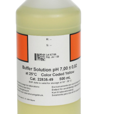 Buffer Solution, pH 7.00, Colour-coded Yellow, 500 mL