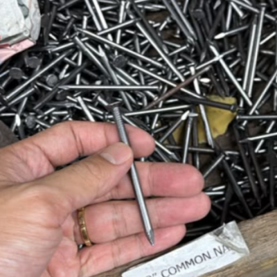 Wood Nail 3", Galvanized Steel, per KG