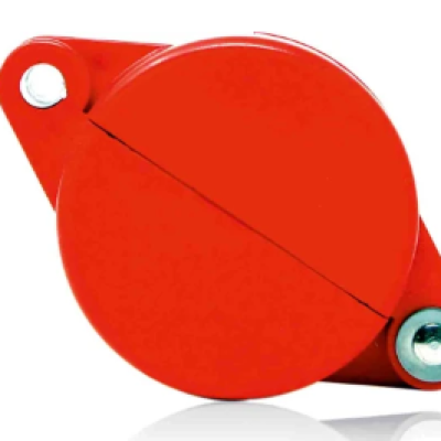 *RS PRO Red 1-Lock Polypropylene Gate Valve Lockout, 63.5mm Attachment