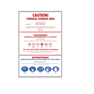 Chemical Storage Signage