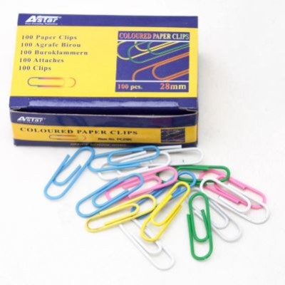 Astar Colour Paper Clip 28mm