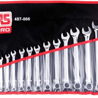 RS PRO 14-Piece Spanner Set, 6 To 22 mm, Chrome Vanadium Steel