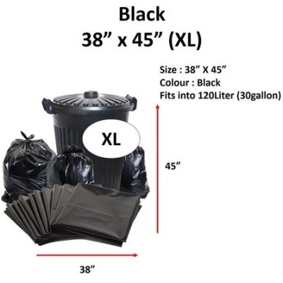 Plastic Rubbish Bag ( XL)