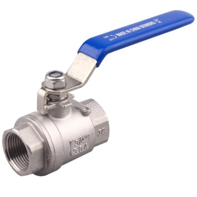 Full Port Ball Valve 3 4" NPT Heavy Duty for Water Oil Gas Blue Locking Handles