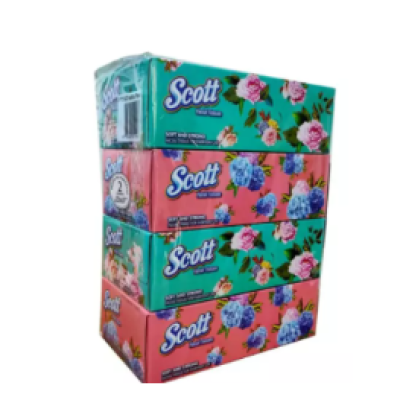 SCOTT FACIAL TISSUES 16X4X80'S SEASON (2PLY)