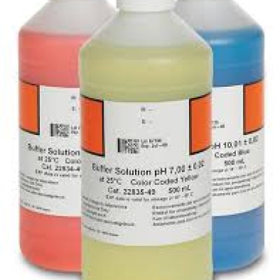 Buffer Solution Kit, Colour-coded, pH 4.01, pH 7.00 and pH 10.01, 500 mL