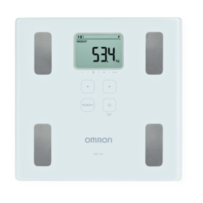 OMRON Digital Body Composition Machine HBF-214, White