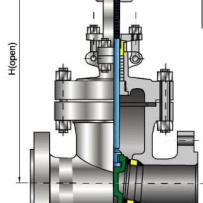 *ARITA 1" 600# RF CS BODY FORGED STEEL GATE VALVE - WITHOUT LOCAL SAT