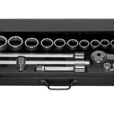 Standard Socket Set with Ratchet, 12 point (235-9917)