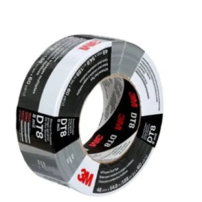 3M DT8 Duct Tape, 54.8m x 48mm, Black