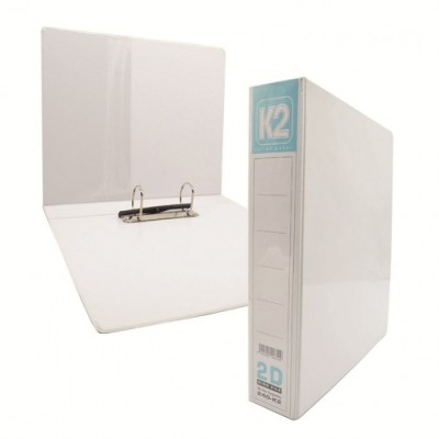 K2 Ring File (2D 40mm - A4 - White)