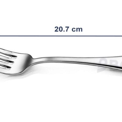 BOREA Premium Quality Cutlery Stainless Steel Fork [18.7 cm] [6Pcs Pack]