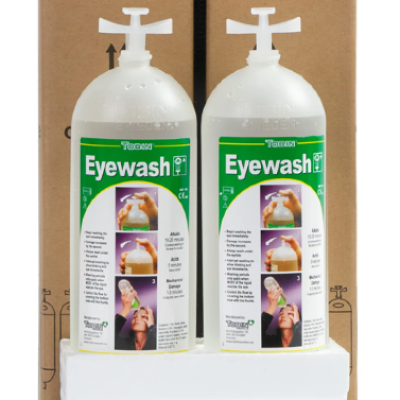 TOBIN 126 BOTTLE EYEWASH, REPLACEMENT PACK 2 X 1000 ML BOTTLES