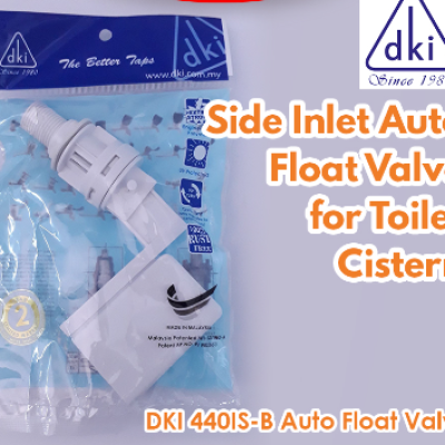 *DKI 4401 SB PVC Standard Toilet Cistern Float Valve   Cistern Valve Replacement Kit - Side Inlet   Auto Float Valve