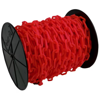 Reel Red Plastic Chain (1.5 in. (6, 38 mm) x 200 ft.)