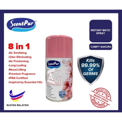 Scent Pur Instant Matic Air Freshener Spray 300ml Refill - Sakura