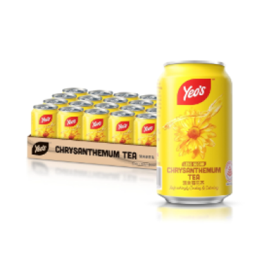 YEO'S Asian Drink Chrysanthemum Tea Can 1 Carton (24 x 300ml)