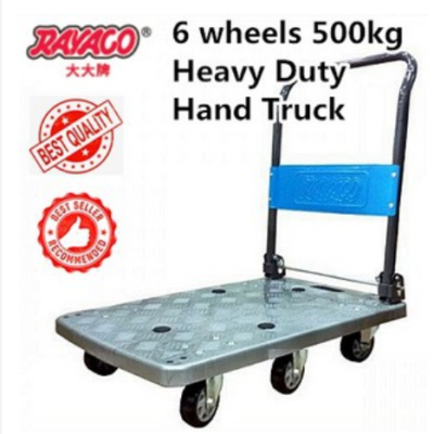 *Heavy Duty Hand Truck Foldable Platform Trolley [500kg]