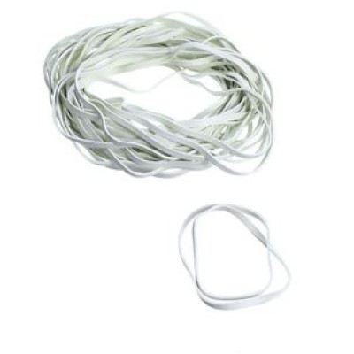 White Rubber Band 100g