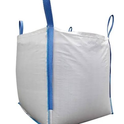 Jumbo Bag, PP Woven, Top Open, Bottom Closed Designed. Size: 90cm X 90cm X 110cm