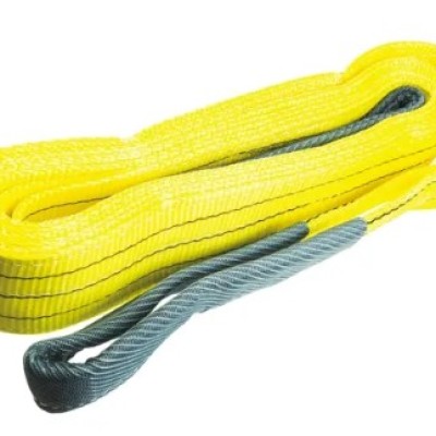 SLING,WEBBING,FLAT,4m,3t,Yellow c w Tag + certificate of conformance