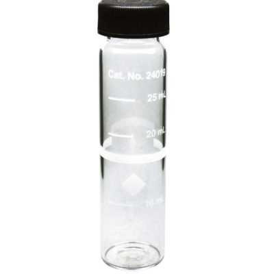 Hach 2401906 Cell for sample, 25 mm round glass, 10-20-25 mL marks, pk 6