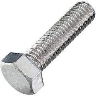 MACHINE BOLT SS316 C W NUT AND WASHER : M20 X 55MM